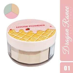 Dragon Ranee 3 in 1 Loose Powder For Long Lasting Makeup Setting Shade 01 10g